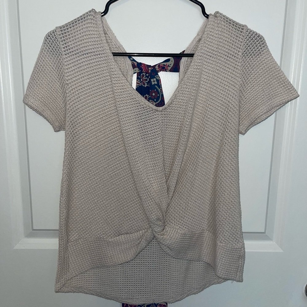 Women’s Top with Accent Strings